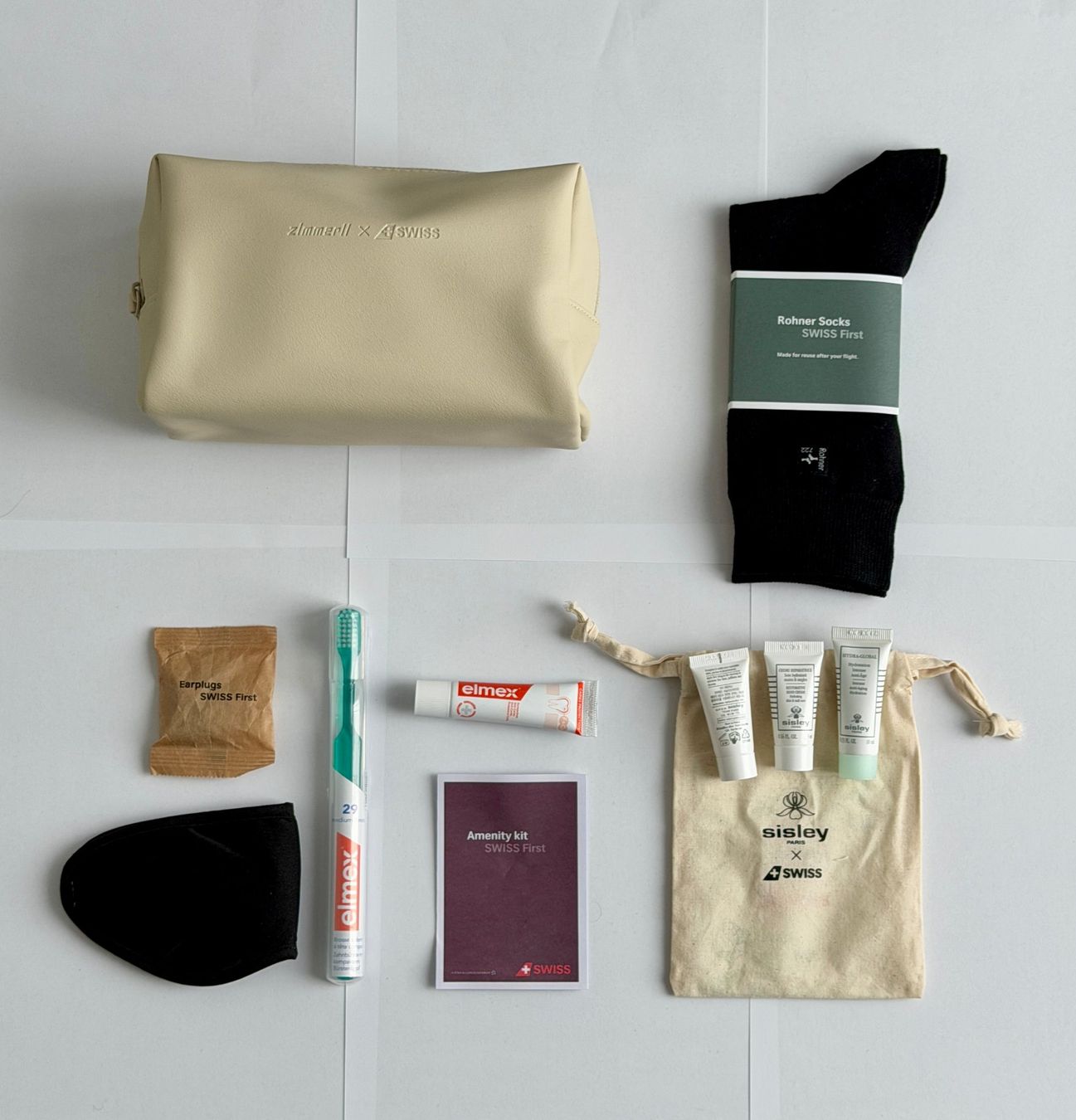 Custodie per cosmetici: Swiss x Zimmerli First Class Amenity Kit, beige – Nuovo e nell'imballaggio originale da Steinhausen venduto da ohauser 1
