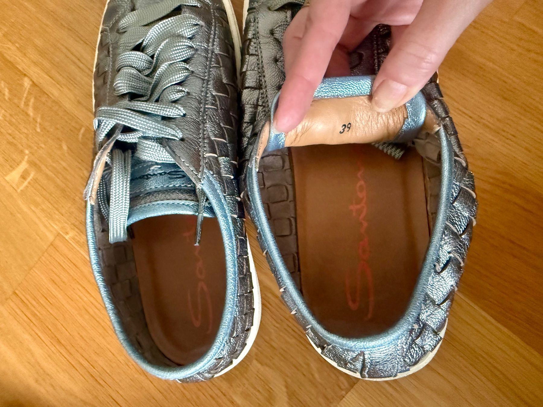 Santoni Scarpe da uomo: Santoni Sneaker, Gr. 39, Leder, top Z... – Usato da Zürich venduto da luciferix 4