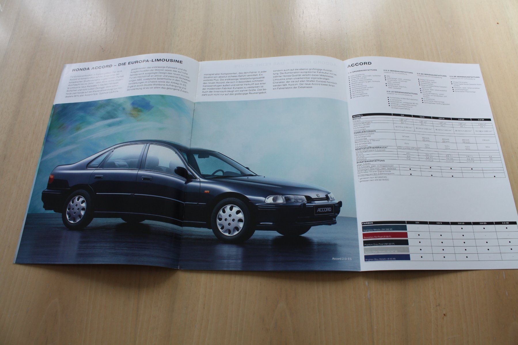 Honda Documents: Honda Modell Programm Prospekt 1993 – D'occasion à Wikon par erwin400 1