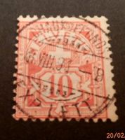 ZNr.61A, Vollstempel von Chaux de Fonds, 18.VIII.91 Luxus