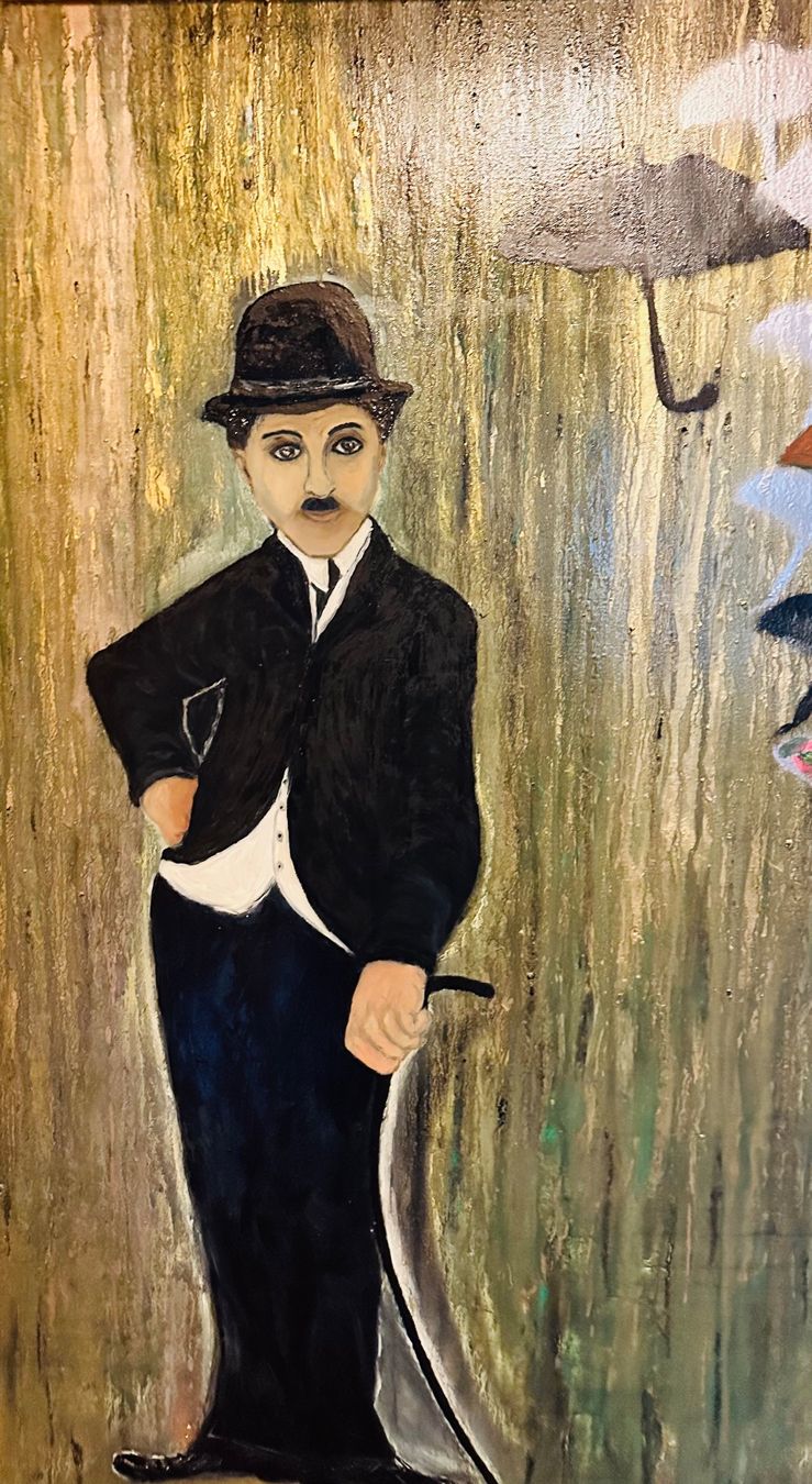 Tableaux: Chaplin/oil Bild/Kunst Doks – Neuf avec emballage d'origine à Beromünster par dok_b8mf 4