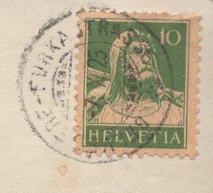 Ansichtskarten: Furka Grimsel  Rohnegletscher  1925 – Gebraucht aus Aarau von kufi44 3