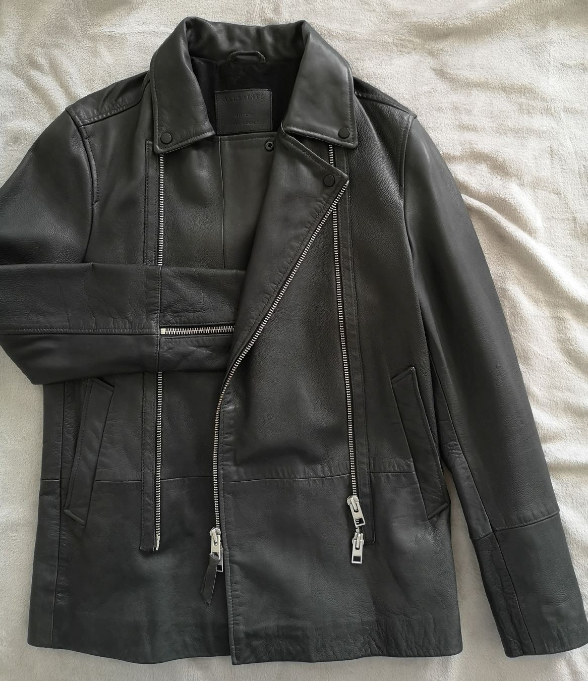 Allsaints Giacche: Herrenlederjacke Allsaints – Nuovo (secondo la descrizione) da Schaffhausen venduto da Captancemo