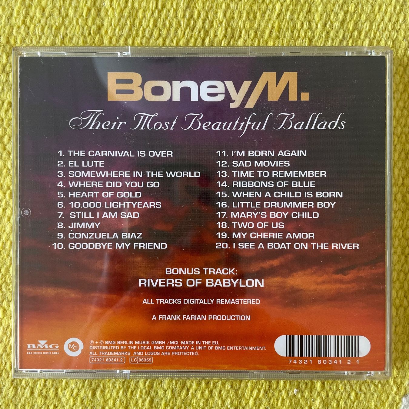 CD: BONEY M.-THEIR MOST BEAUTIFUL BALLADS – Usato da Rorschacherberg venduto da CD-Roli 1