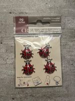 Charm Maikäfer /Artoz / 4 Stück / zum Basteln (neu)