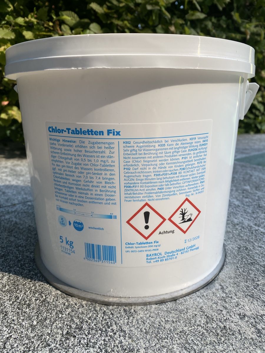 Schwimmbad: Bellaqua Chlor-Tabletten Fix – Neu (gemäss Beschreibung) aus Reinach BL von zwirbel-99 1