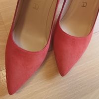 UNISA Pumps Wild-/+Leder / GR.37 koralle / made in Spain NEU