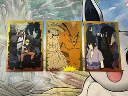 Naruto Shippuden Panini – 3 Gold Karten