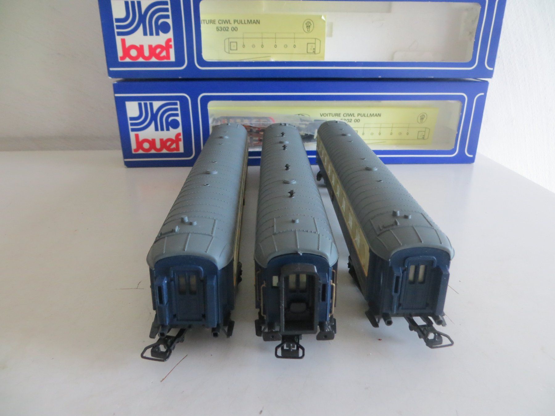 Jouef Modelleisenbahnen: Jouef H0: Set mit 3 CIWL-Pullman-Wagen, GS, mit OVP – Gebraucht aus St.Gallen von gnumolo 7