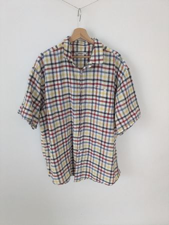 Leinenhemd kariert Dressmann 3XL , sehr guter Zustand