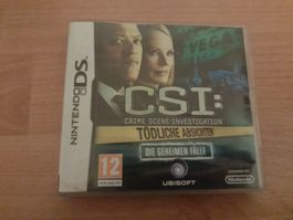 CSI: Tödliche Absichten - Nintendo DS Spiel mit Anleitung