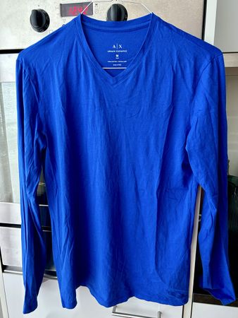 Königsblaues leichtes Shirt von Armani Exchange