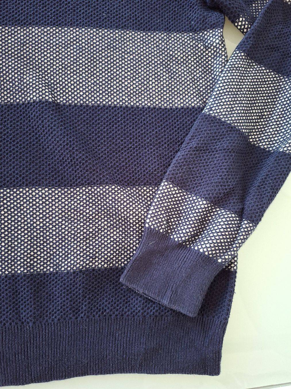 Lacoste Maglioni & Felpe: Pull Lacoste Homme Taille M, rayé bleu marine/blanc! – Usato da Renens VD venduto da ser_j2fn 5