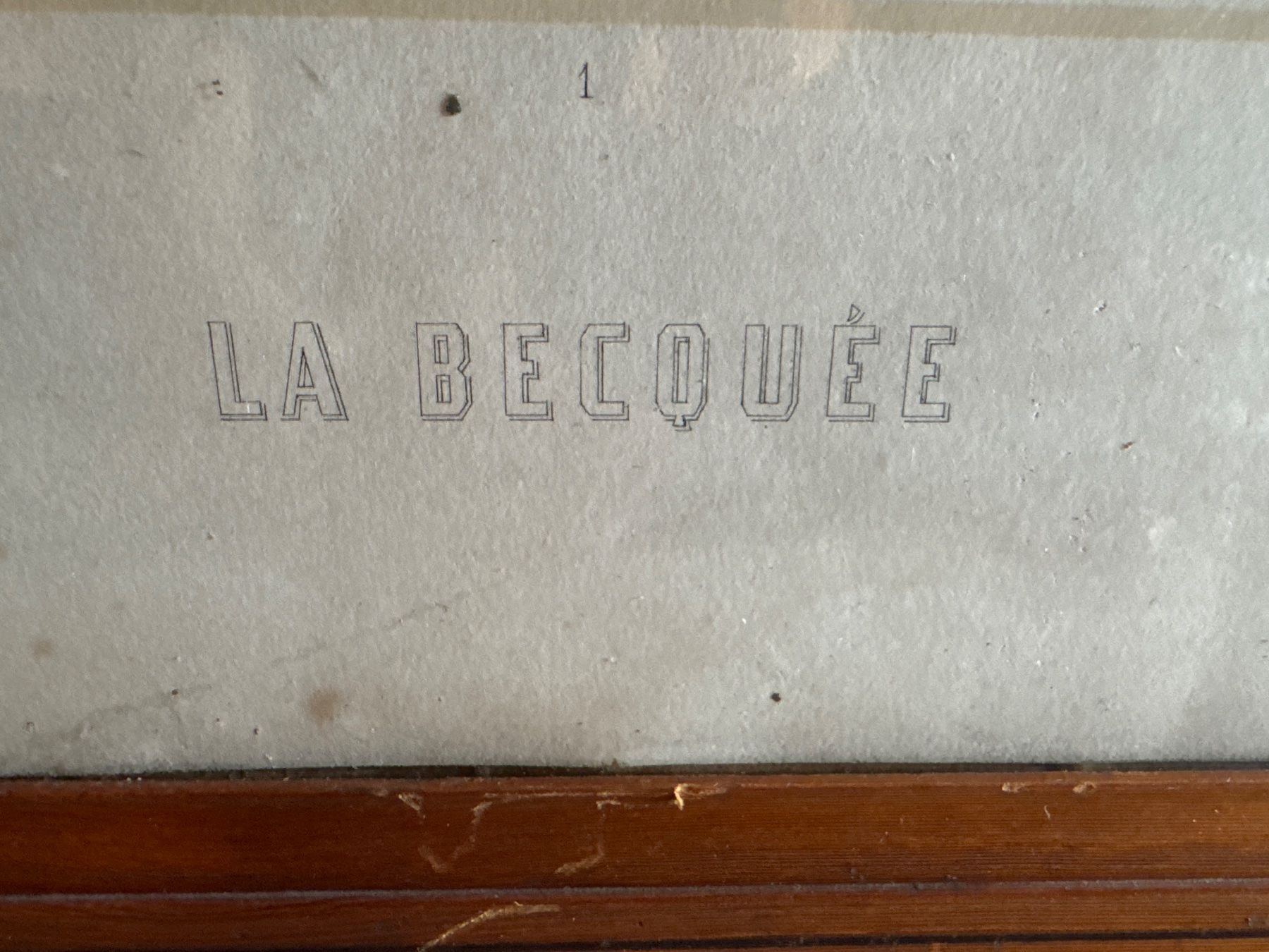 Incisioni: Superbe Gravure représentant « La becquée» – Usato da Erde venduto da CBarts 3