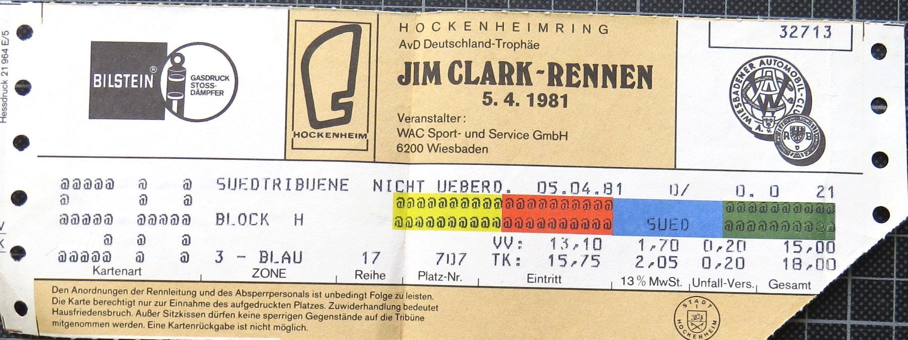 Documenti: Orig. Programm Formel 2 Hockenheim 1981 – Usato da Ettingen venduto da campione_1 1