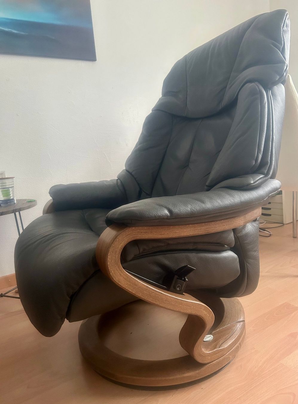 Himolla Poltrone: relaxstuhl leder, schwarz – Usato da Männedorf venduto da Marce0 1