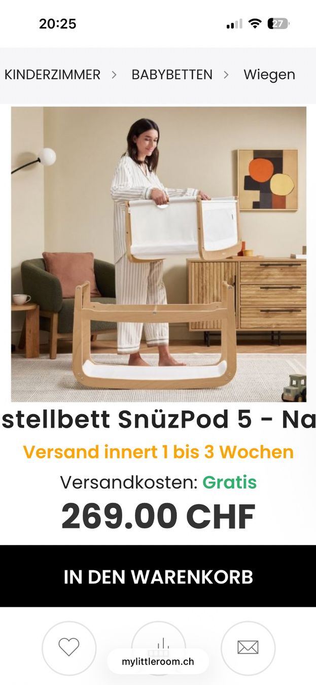 Lits: Beistellbett – D'occasion à Uzwil par Domenikaa 5