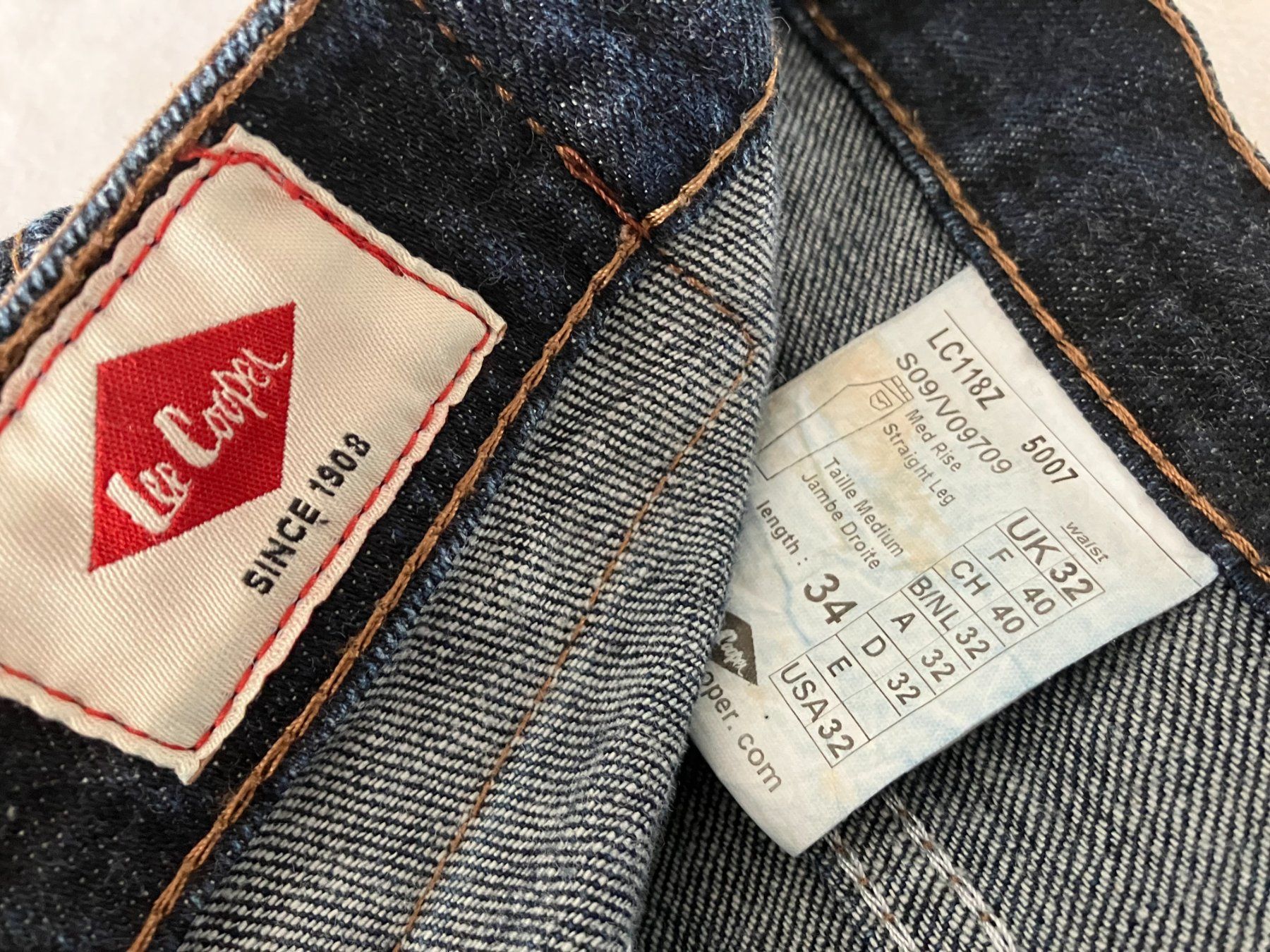 Lee Jeans: Jeans Lee Cooper, Original, getragen. Gr. 40 – Usato da Worb venduto da Martinidry 2