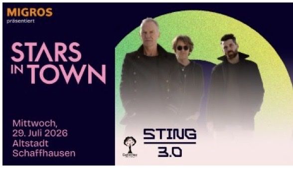 Billets: 1 Ticket Sting: Stars in Town – Neuf (Voir description) à Küsnacht ZH par ver_fzh7