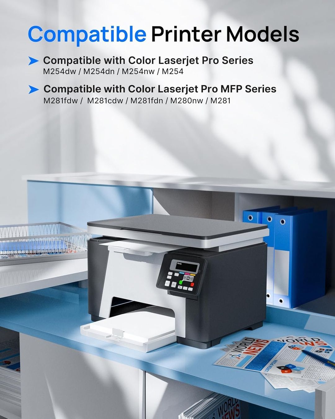 Hewlett Packard Cartucce per stampanti & toner: HP 203X Toner Set kompatibel CMYK 4er Pack – Nuovo e nell'imballaggio originale da Suhr venduto da SchnapperCH 1