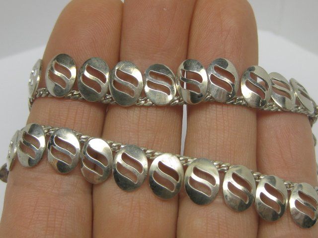 Catenine: Vintage Antik Kette Collier Silber 835 + MP – Usato da Ermatingen venduto da Decovin 5