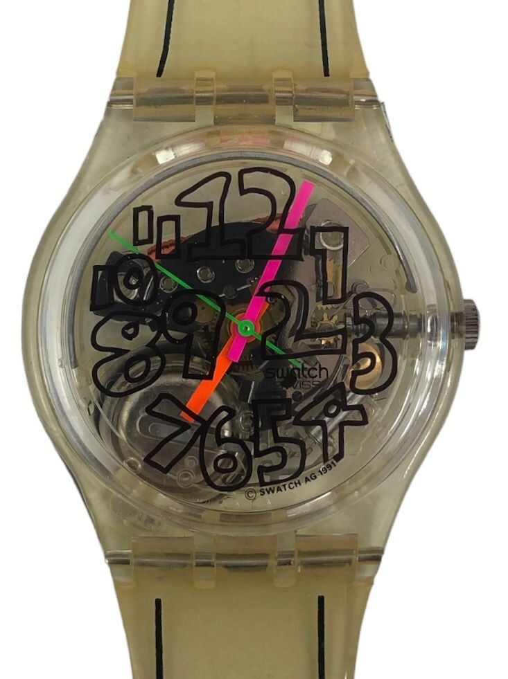 Swatch Orologi: SWATCH Special 1993 "Scribble" Ref. GZ124. new + 1x new batt – Nuovo (secondo la descrizione) da Minusio venduto da graziano11 5