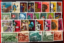 Bundesfeier - Pro Patria Briefmarken  gestempelt