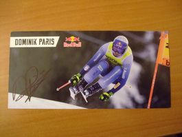 DOMINIK PARIS (ITA) SKISTAR  HANDSIGNIERT AK !