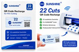 SUNSHINE® 22 CUTS-QR-CODE RECHARGE/zur Aktivierung 22 Cuts