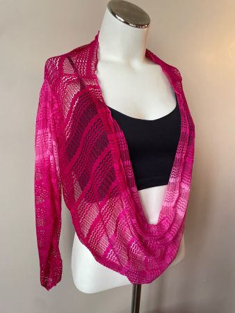Boléro ajouré rose fuchsia - S/M
