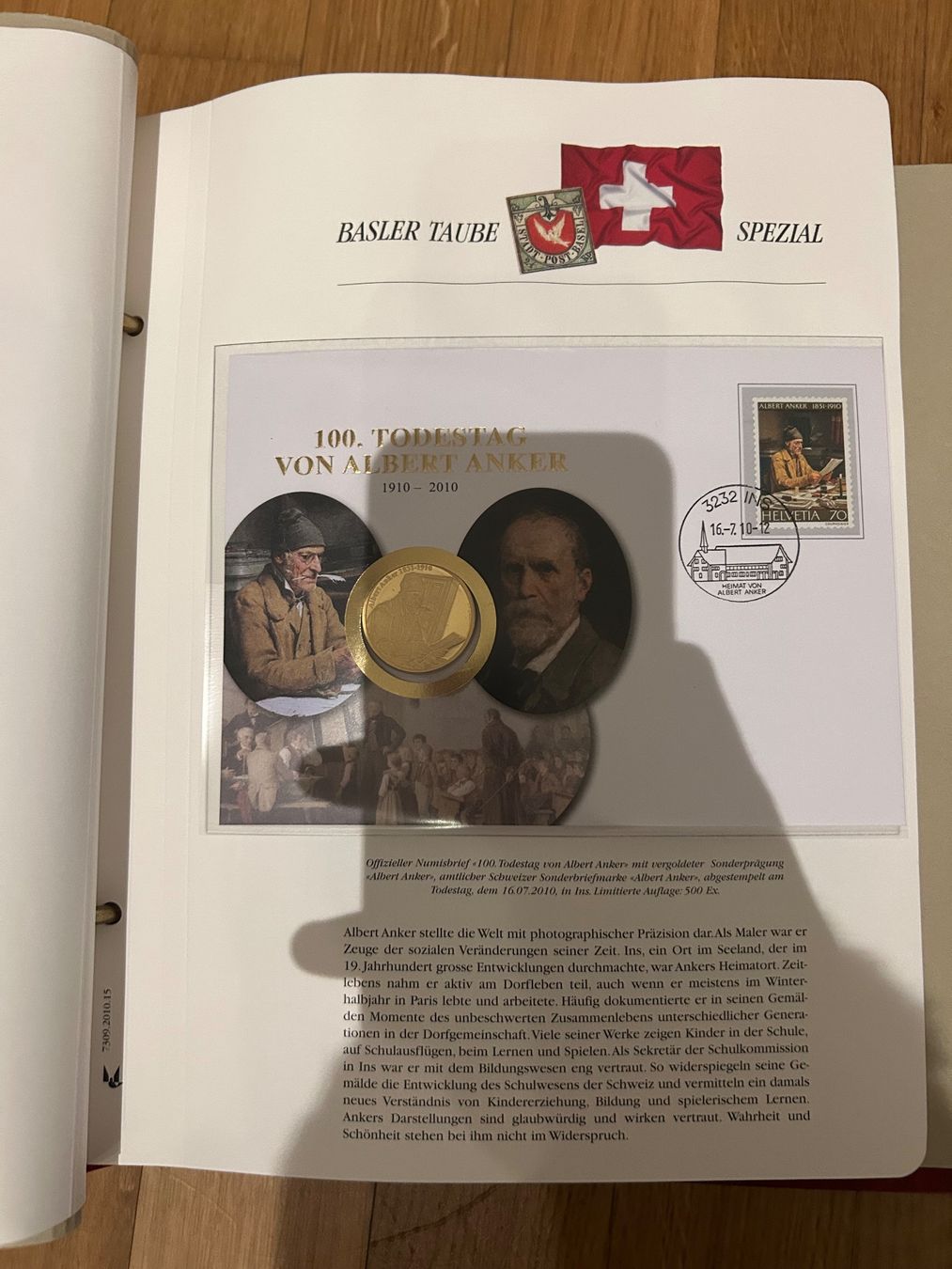 Tutti le monete: Briefmarkensammlung Basler Taube Schweiz – Nuovo (secondo la descrizione) da Melchnau venduto da Robilu6 7