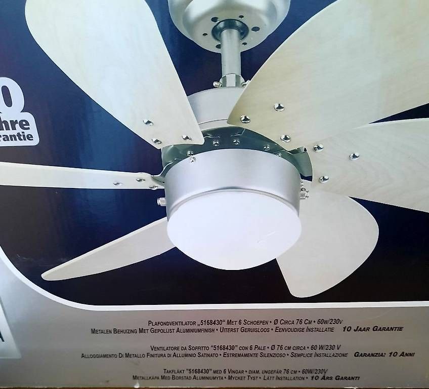 Ventilatori: Deckenventilator mit Beleuchtung Fabrikneu – Nuovo e nell'imballaggio originale da Eschenbach venduto da Alicekunst 1