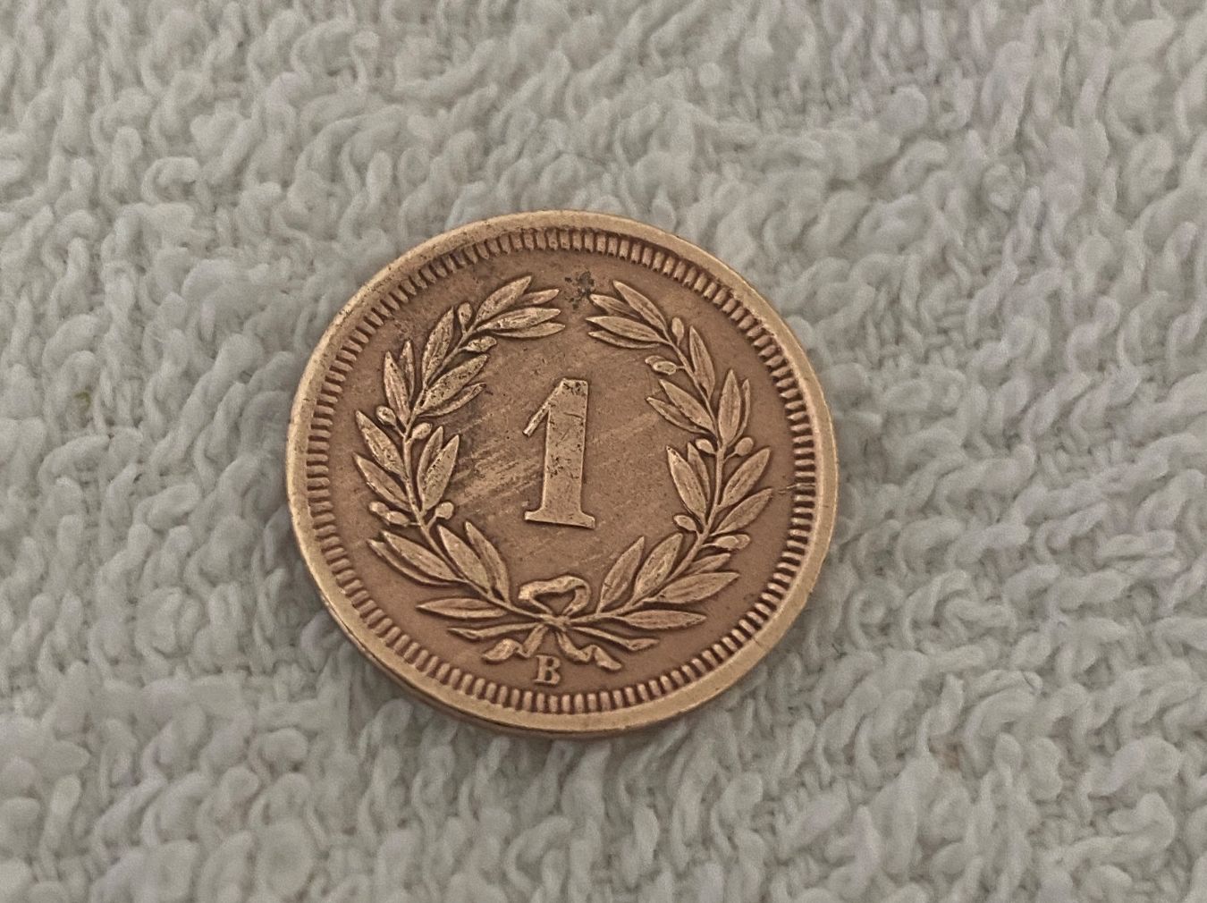 Tutti le monete: 1 centime/Rappen 1890 B – Usato da Nyon venduto da Ilmi09 1