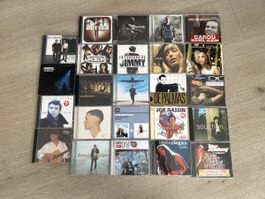 Lot de 24 CD musique française artistes variés bon état