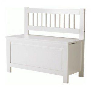 Ikea Hemnes Kindersitzbank /Truhe in Weiss Acheter sur Ricardo