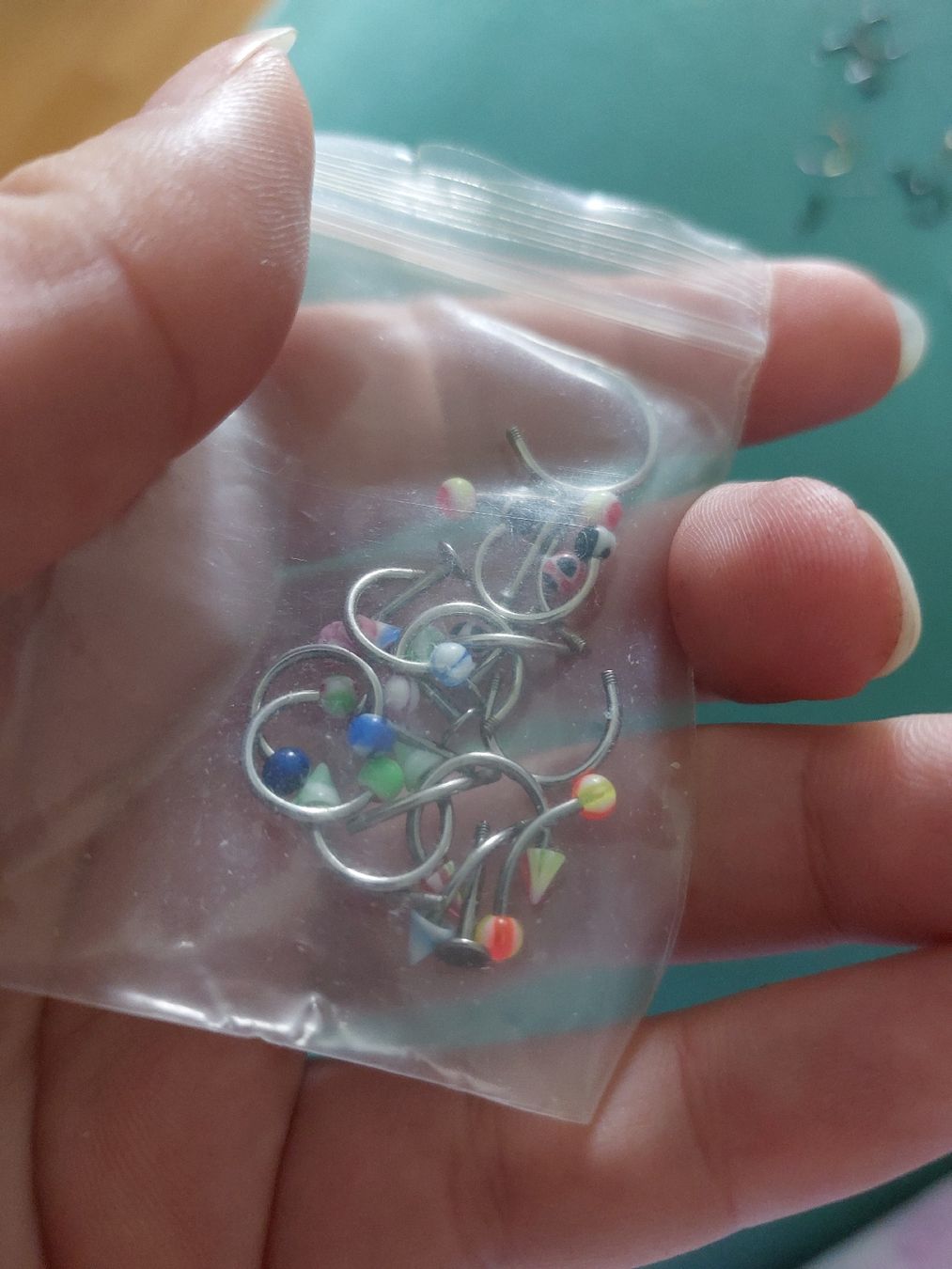 Bijoux piercing: Piercing Set Diverse 24 Stäbe 22 Kugeln – Neuf (Voir description) à Gwatt (Thun) par B.D.999 4