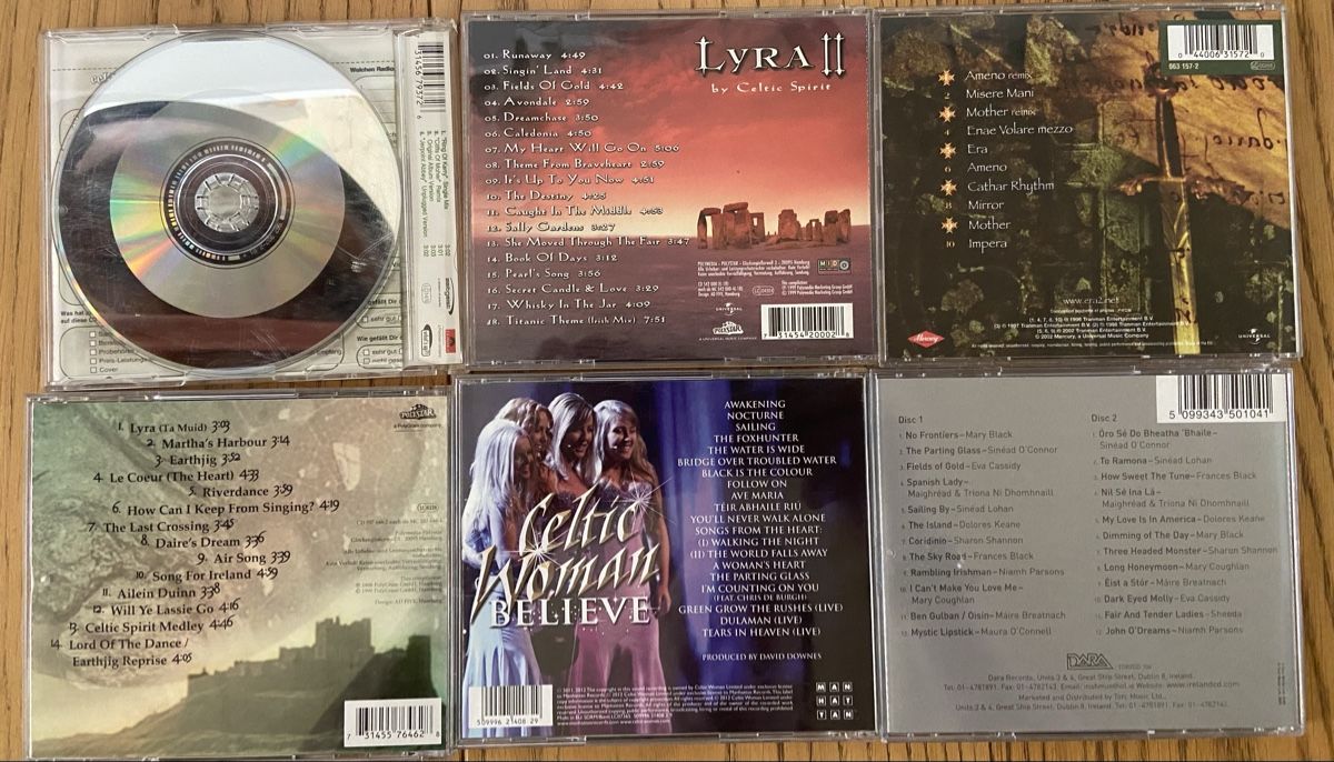 CD: CDs Celtic Mystical Music 6 Stk  – Usato da Rothenburg venduto da schmettervogel 1