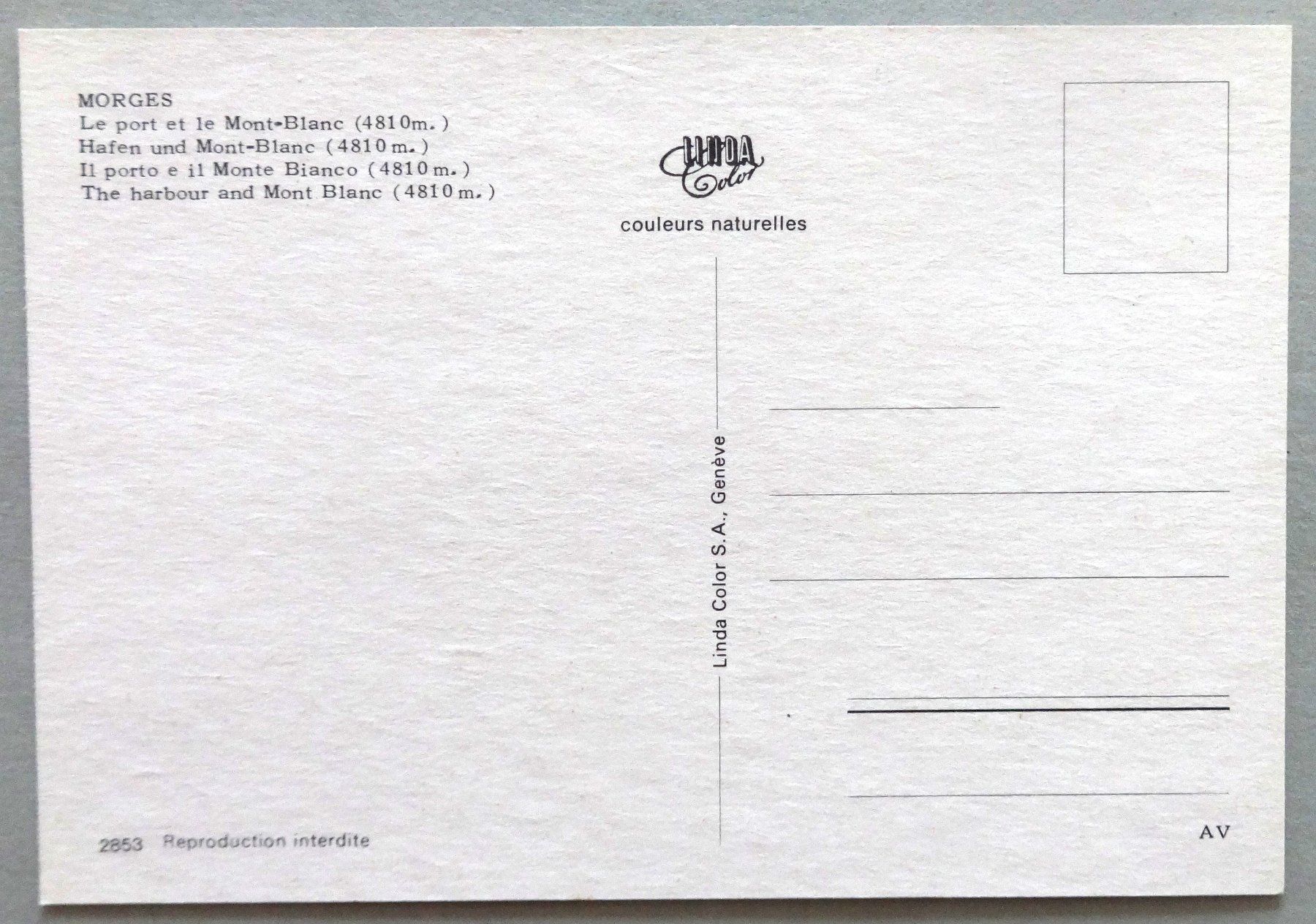 Cartes postales: Morges - Le Port – D'occasion à Fétigny par Billy2miny 1