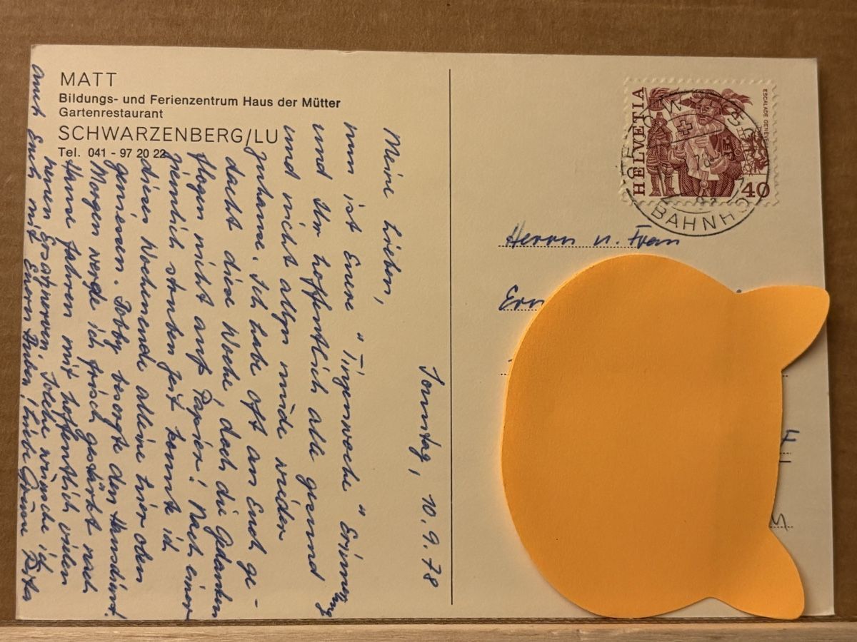 Cartoline postali: AK von Ferienzentrum Matt in Schwarzenberg – Usato da Rümlang venduto da Kartenpost1 1