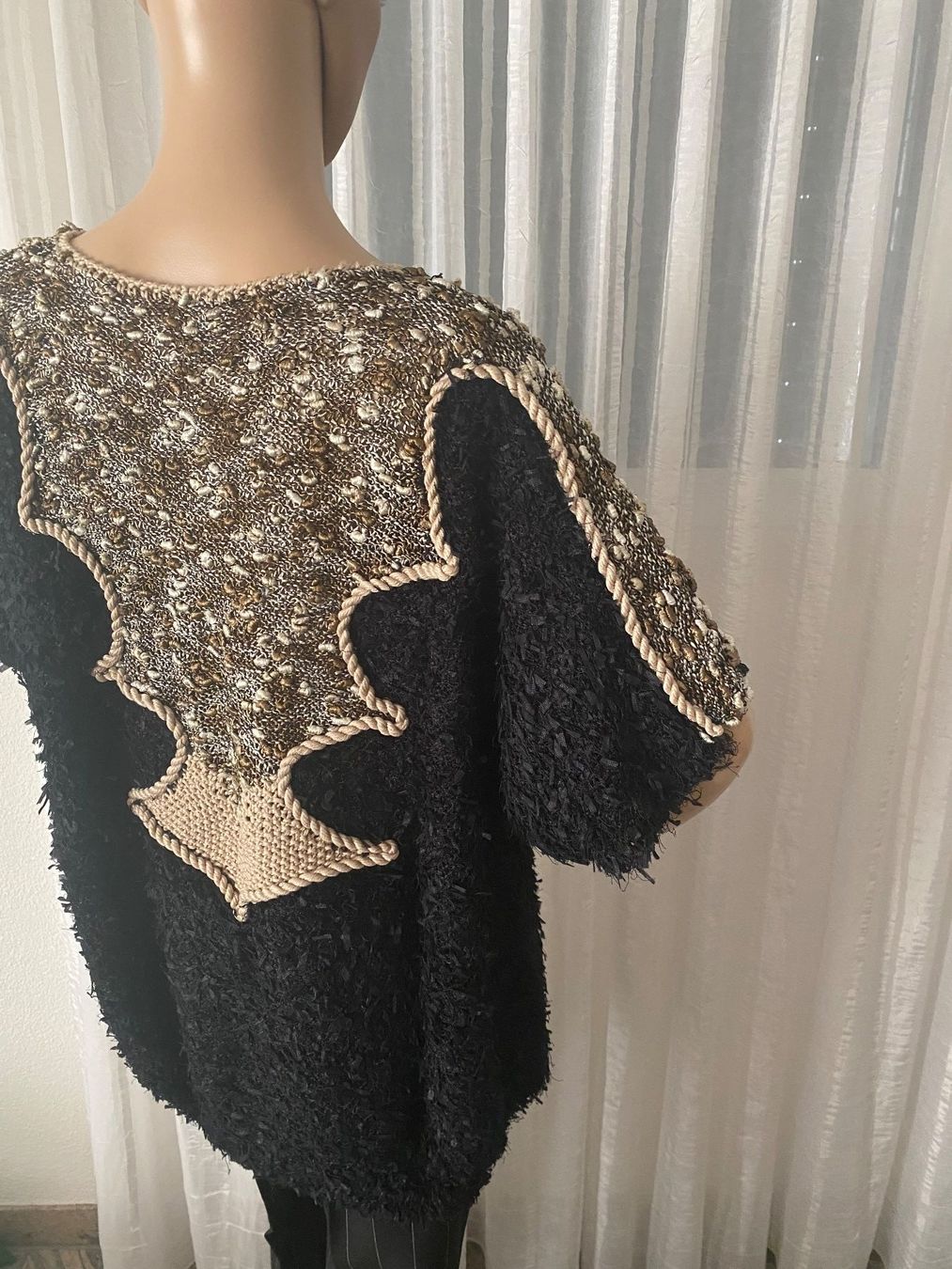 Pullover & Sweatshirts: Perfekter Auftritt - UNIKAT - HAND MADE Strickpulli, M/L – Neu (gemäss Beschreibung) aus Winkel von ferrari2022 1