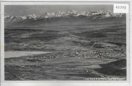 Les Alpes & La Plaine vues des Rasses
