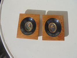 Paar antike Miniaturen ca. 1940