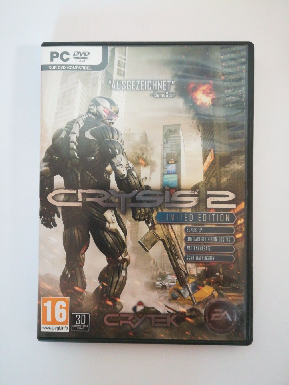 Spiele: Crysis 2 Limited Edition für PC – Gebraucht aus Niederwil SG von berger.niederwil