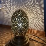 Lampade: Wunderschöne Lampe silber aus Marokko – Nuovo e nell'imballaggio originale da Hochdorf venduto da jayayoga
