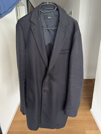 Boss Herrenmantel Gr. 48 - schwarz