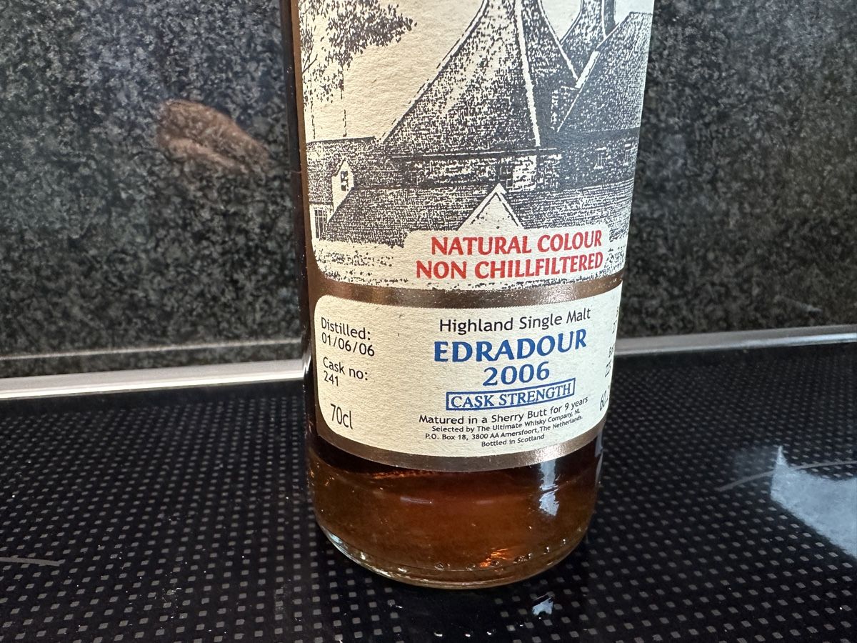 Bevande alcoliche: Edradour 2006 The Ultimate, Cask Strength, Highland Malt – Nuovo (secondo la descrizione) da Stansstad venduto da Dalmatinerhjf 2