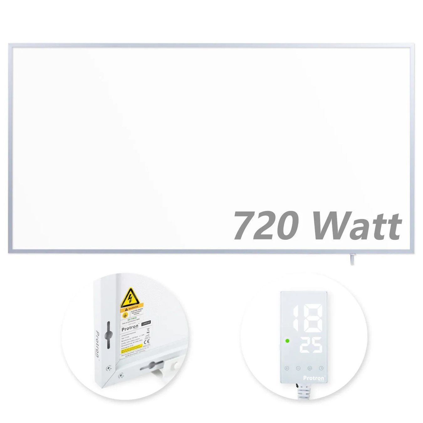 Radiateurs: Protron Infrarotheizung Panel 100x52cm – Neuf avec emballage d'origine à Bottighofen par zaap