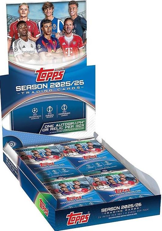 Topps UEFA Club Competitions Flagship 2025/26 Hobby Box (Neu und ...