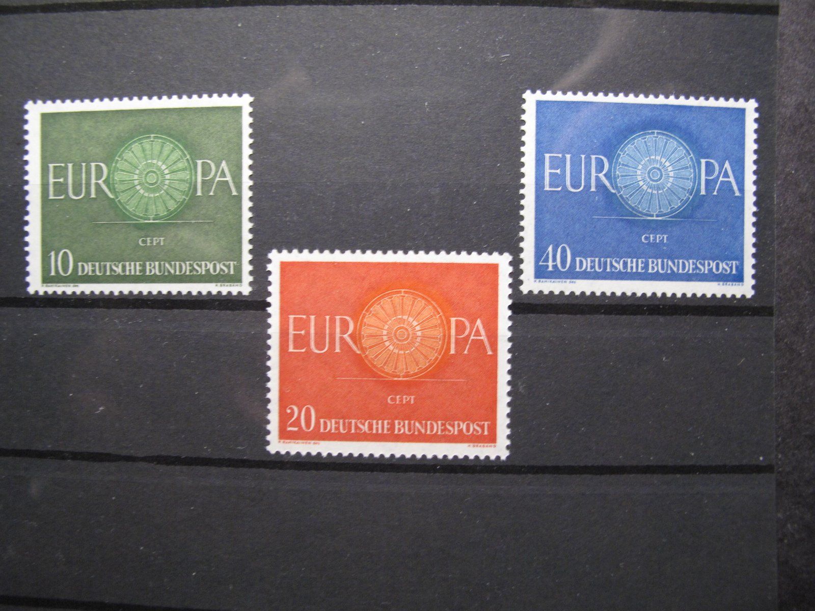 Tutti i francobolli: BRD 1960 Europa marken ** – Usato da Wil SG venduto da fva01