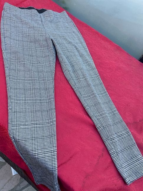 Pantaloni: Damen Hose mit Muster XL schwarz/weiss – Nuovo (secondo la descrizione) da Bergdietikon venduto da antovale